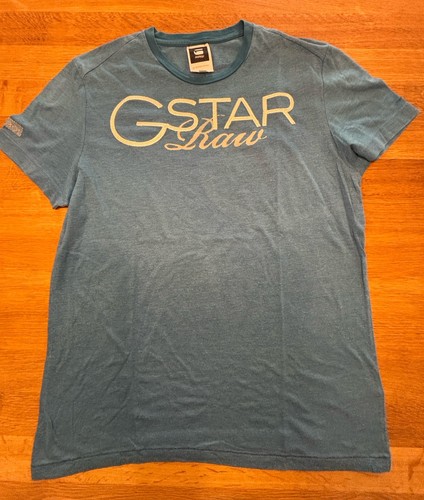 Star raw herren shirt - g-star, blau